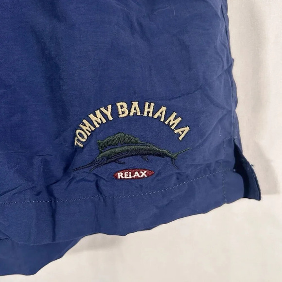 Tommy Bahama Swim Trunks Men's XL Navy Blue Drawstring Lined Pockets Relax - Picture 4 of 10